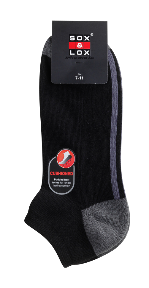 Men's Sports Cushioned Low Cut SOX&LOX 100% comfortable best socks