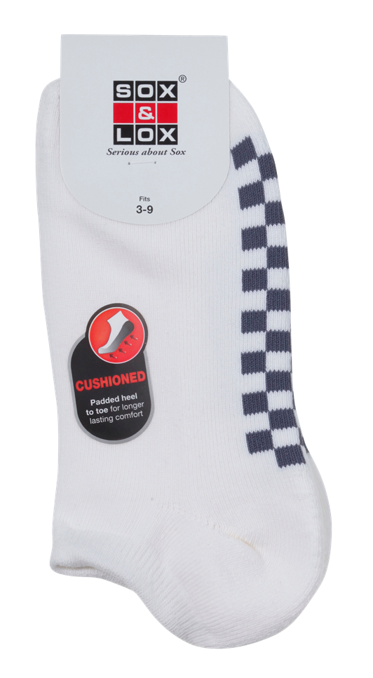 Ladies' Sports Cushioned Low Cut SOX&LOX 100% comfortable best socks