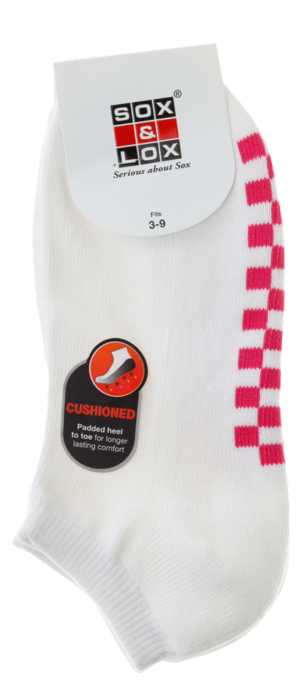 Ladies' Sports Cushioned Low Cut SOX&LOX 100% comfortable best socks
