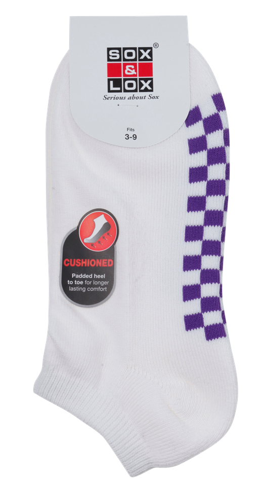 Ladies' Sports Cushioned Low Cut SOX&LOX 100% comfortable best socks