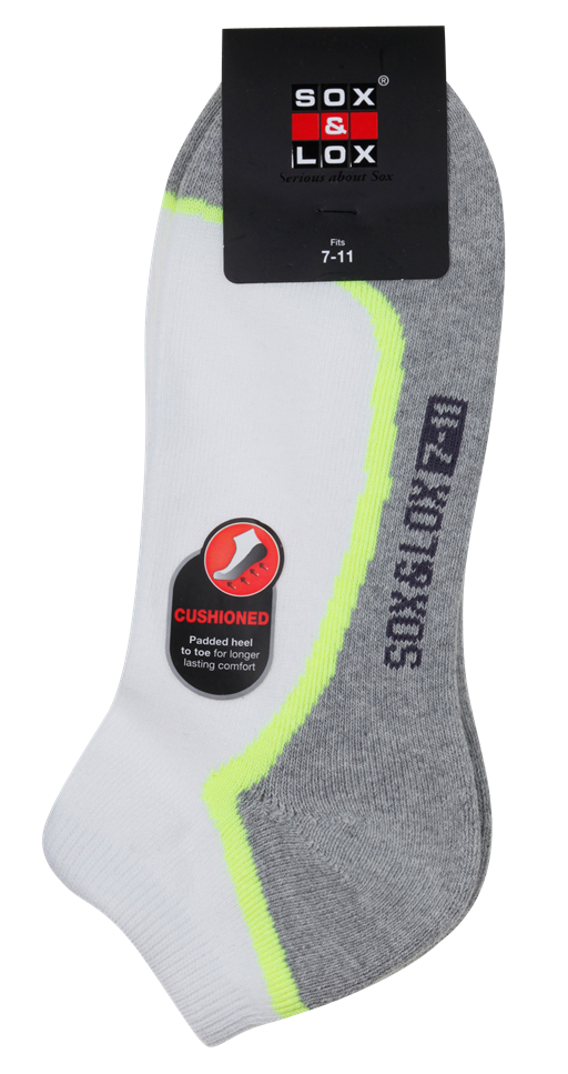 Men's Sports Cushioned Low Cut Men SOX&LOX