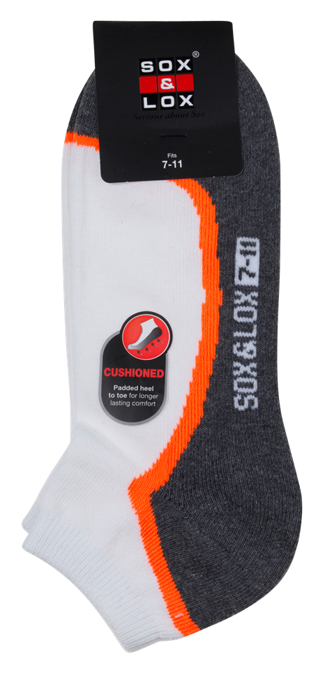 Men's Sports Cushioned Low Cut SOX&LOX 100% comfortable best socks