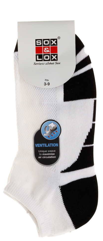Ladies' Sports Cushioned Low Cut Ladies SOX&LOX