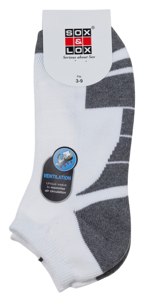Ladies' Sports Cushioned Low Cut SOX&LOX 100% comfortable best socks
