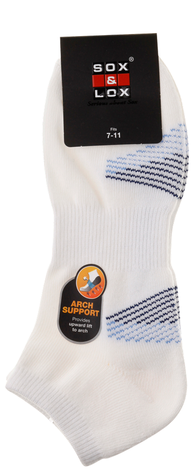 Men's Sports Cushioned Low Cut [Arch Support] Men SOX&LOX