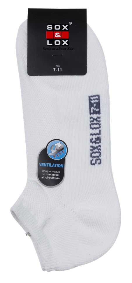 Men's Sports Cushioned Low Cut [Ventilation Panel] Men SOX&LOX