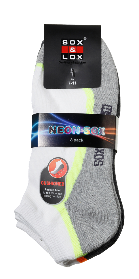 Men's Sports Cushioned Low Cut Men SOX&LOX