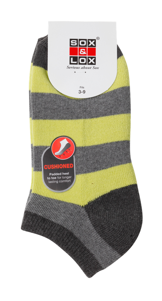 Ladies' Sports Cushioned Low Cut SOX&LOX 100% comfortable best socks