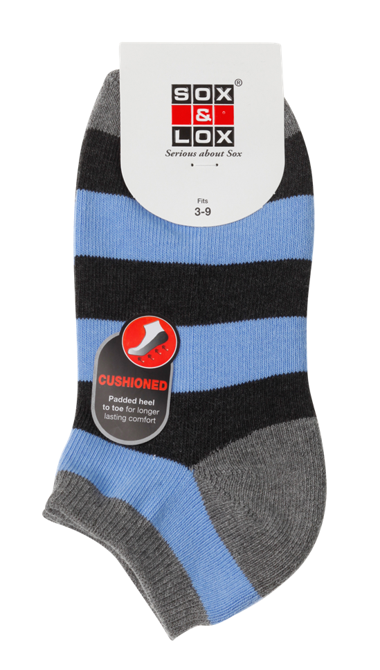 Ladies' Sports Cushioned Low Cut SOX&LOX 100% comfortable best socks