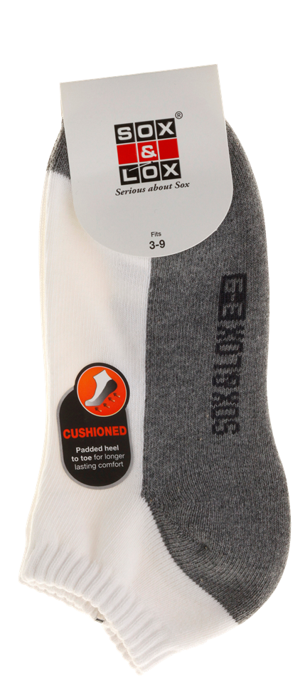 Ladies' Sports Cushioned Anklet SOX&LOX 100% comfortable best socks