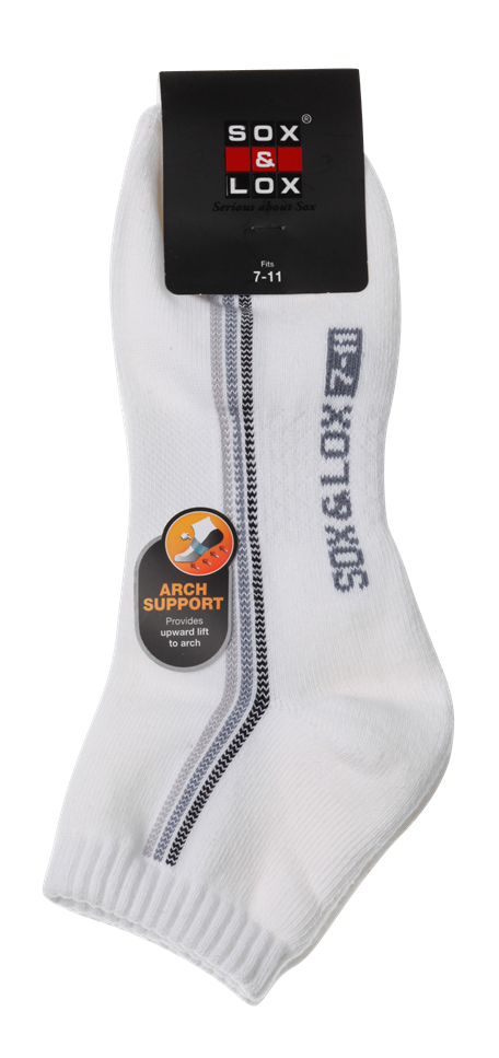 Men's Sports Cushioned Anklet [Arch Support] Men SOX&LOX