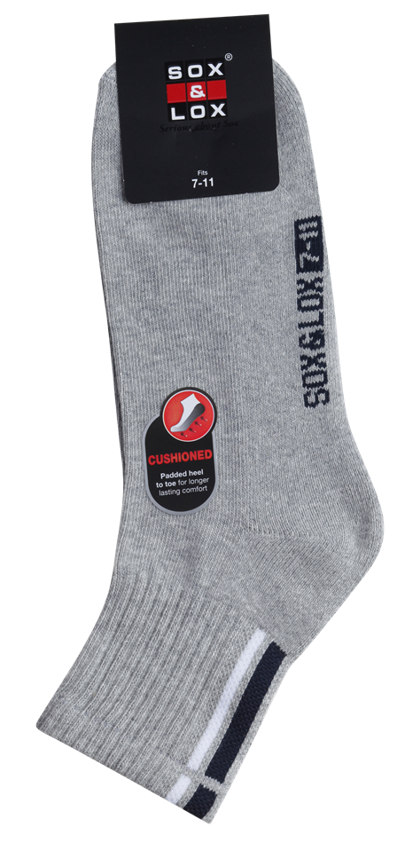 Men's Sports Cushioned Midi SOX&LOX 100% comfortable best socks