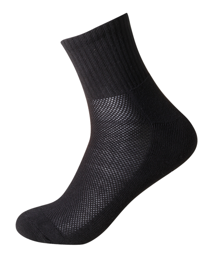 Men's Sports Cushioned Midi [Ventilation Panel] SOX&LOX 100% comfortable best socks