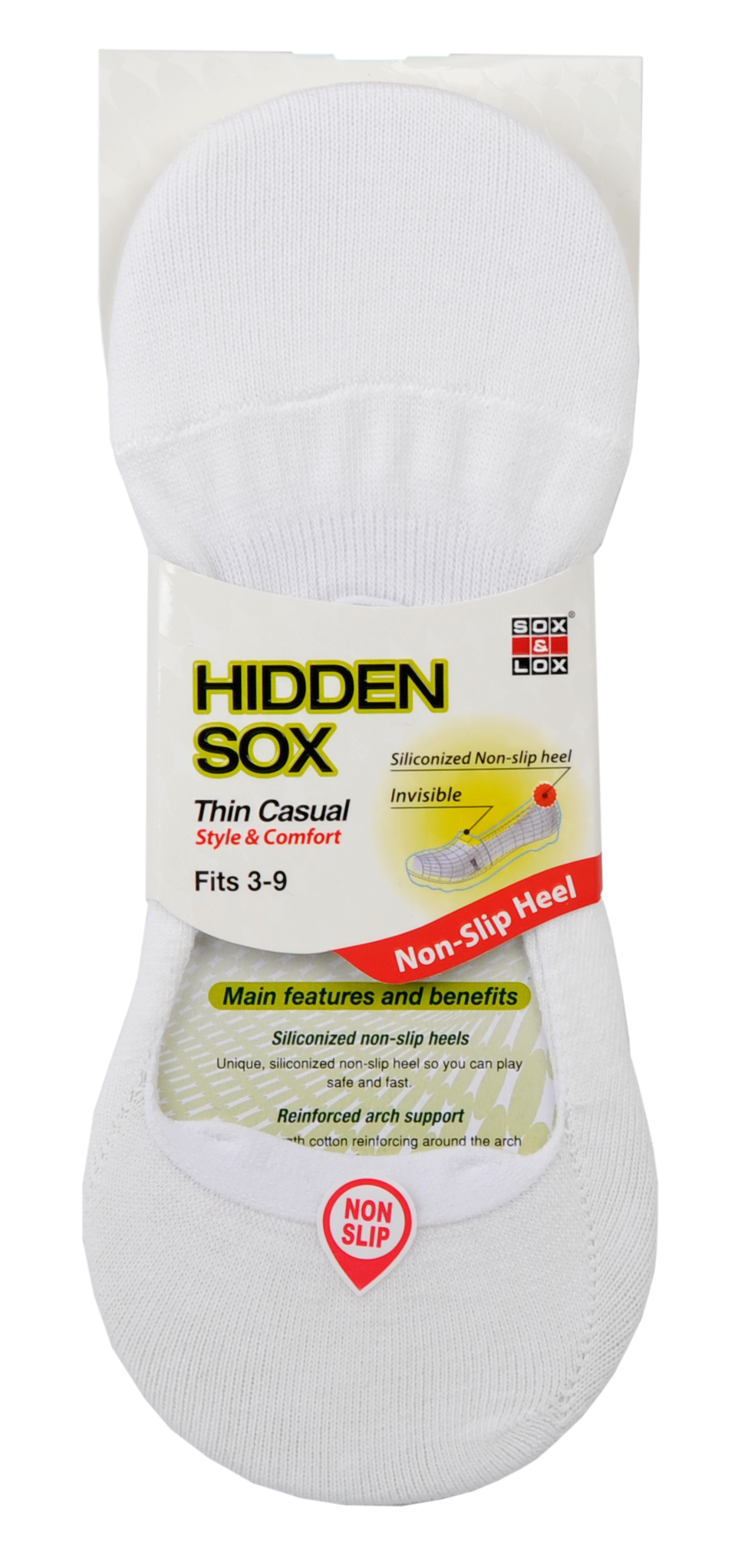 Ladies' Non-Cushioned Hidden Hidden Sox SOX&LOX