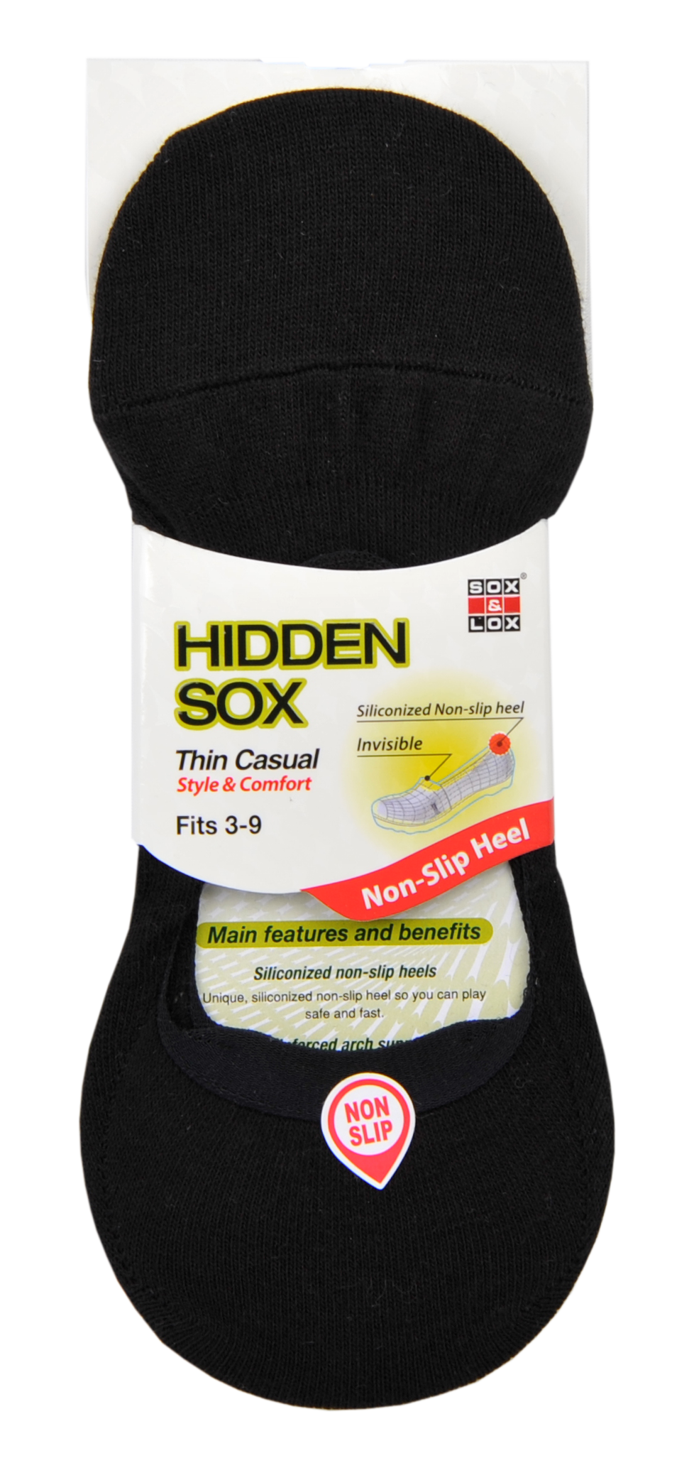 Women's Thin Casual Invisible Socks for extra comfort that won't slip off 