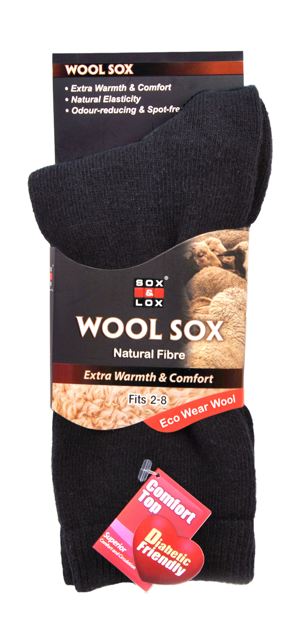 Ladies' Everyday Diabetic Friendly [Wool] Diabetic Friendly SOX&LOX