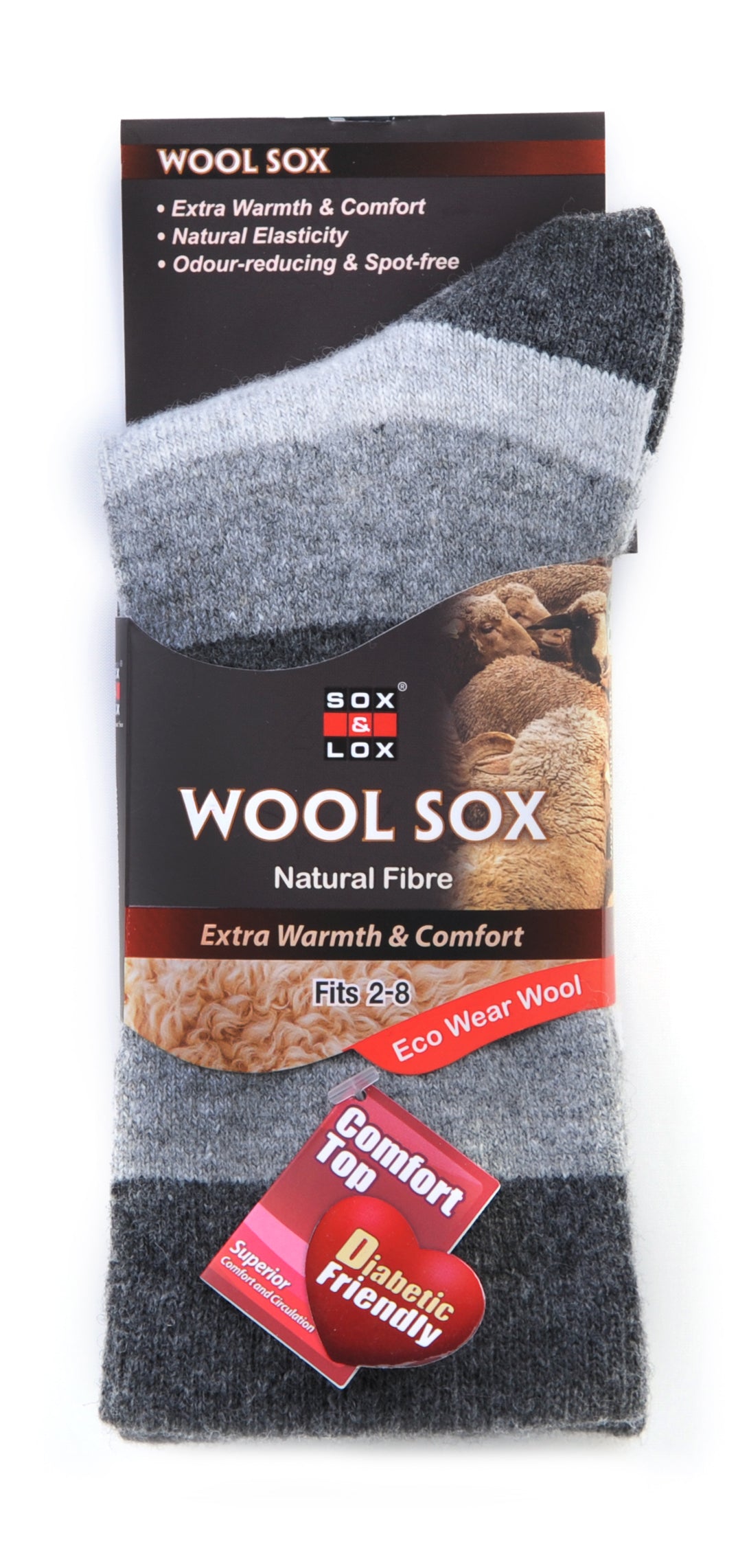 Ladies' Everyday Diabetic Friendly [Wool] Diabetic Friendly SOX&LOX