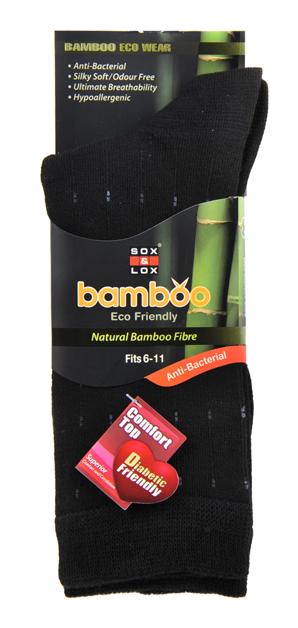 Men's Business Diabetic Friendly [Bamboo] Bamboo SOX&LOX