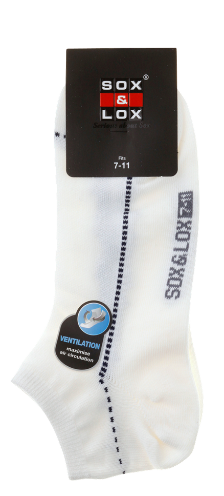Men's Casual Thin Low Cut [Ventilation Panel] Men SOX&LOX