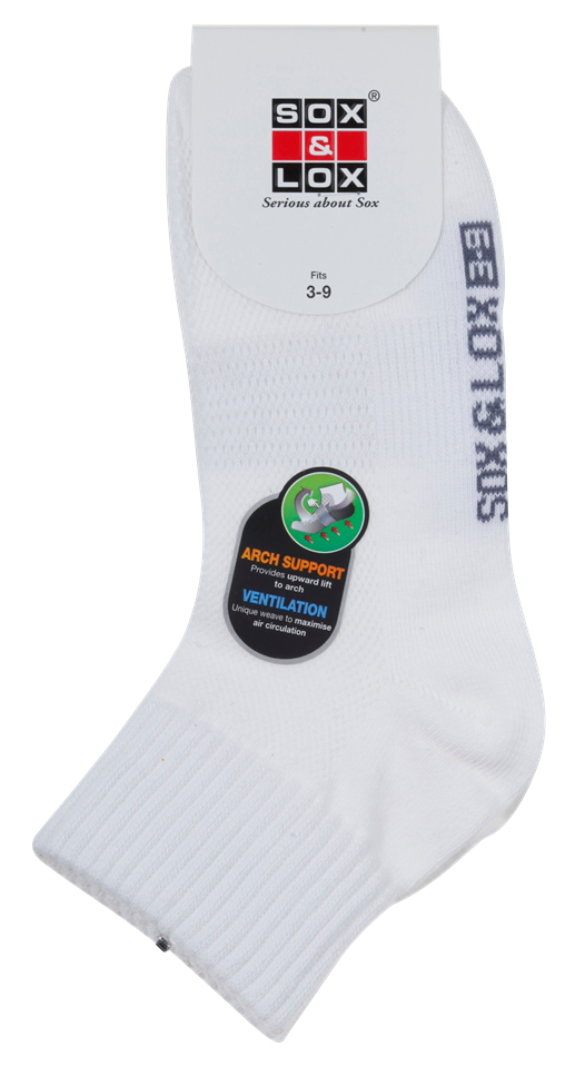 Ladies' Casual Thin Midi [Arch Support and Ventilation] Ladies SOX&LOX
